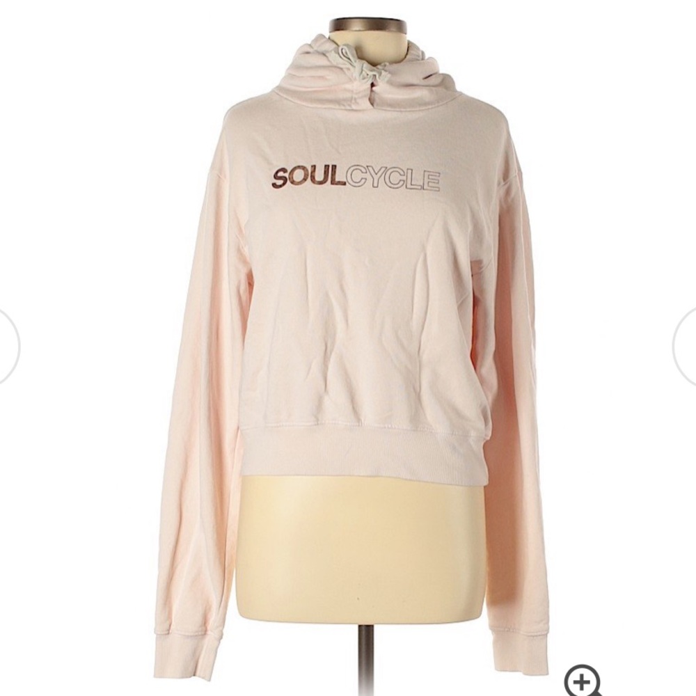Soulcycle size L crop hoodie